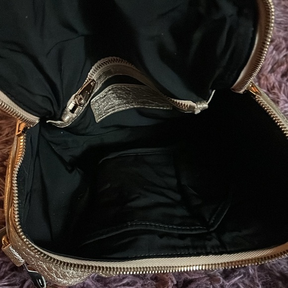 Alexander Wang  Rocco Gold Leather Crossbody Bag Gold Studded Bottom - Picture 9 of 17